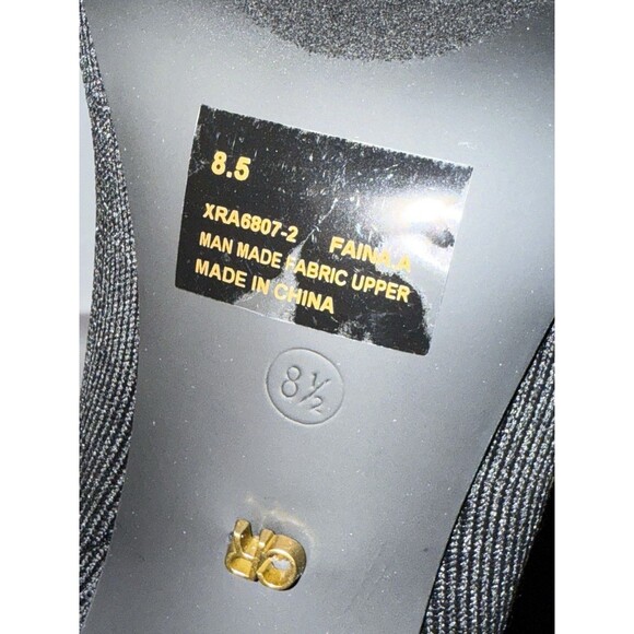 NEW Cape Robbin Faina Black Sock Bootie Women’s Size 8.5 Heels Pointy Toe Boots - Picture 9 of 16